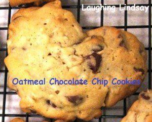 heart oatmeal chocolate chip cookie 