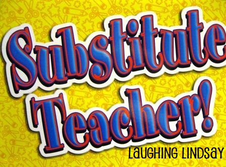 substitute teacher supply list folder