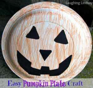 Pumpkin Plate Craft