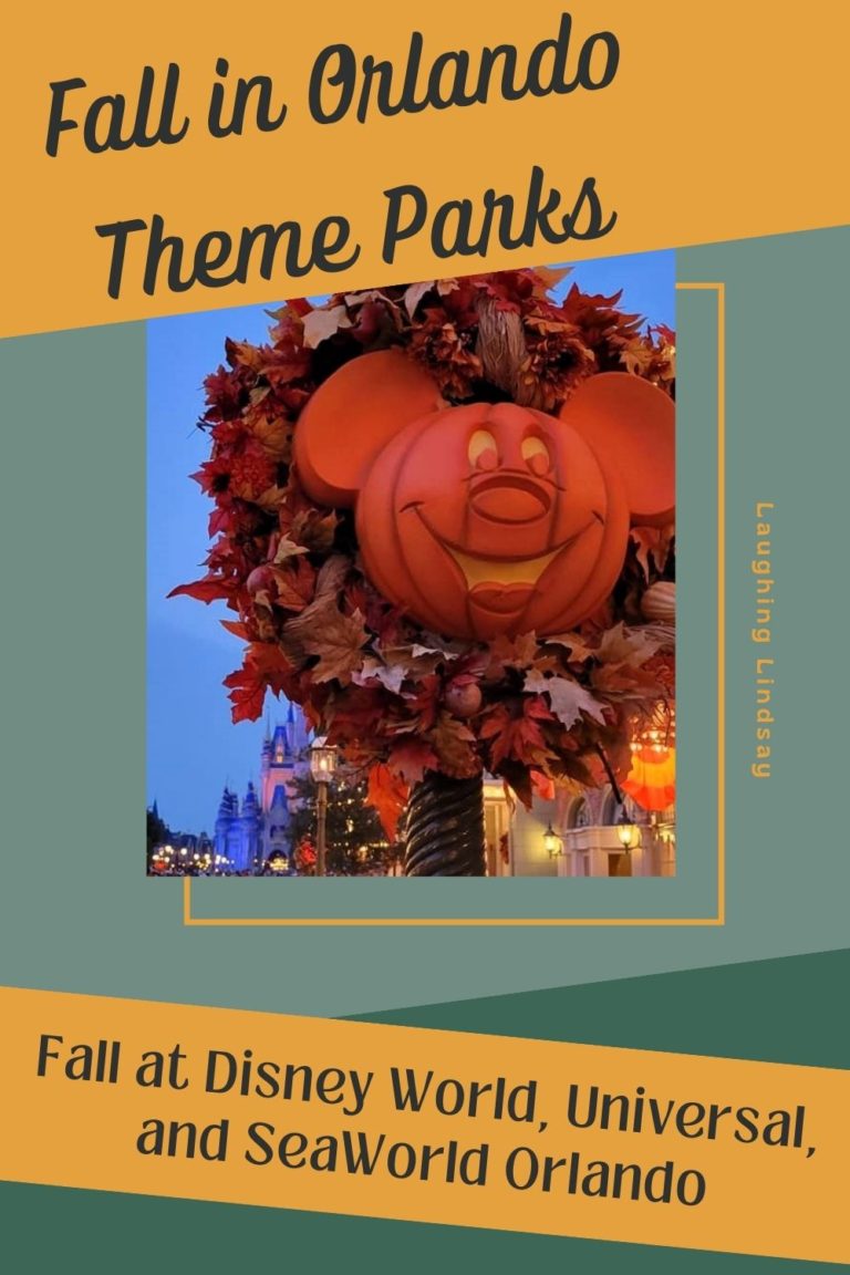 Fall in Orlando Theme Parks - Laughing Lindsay