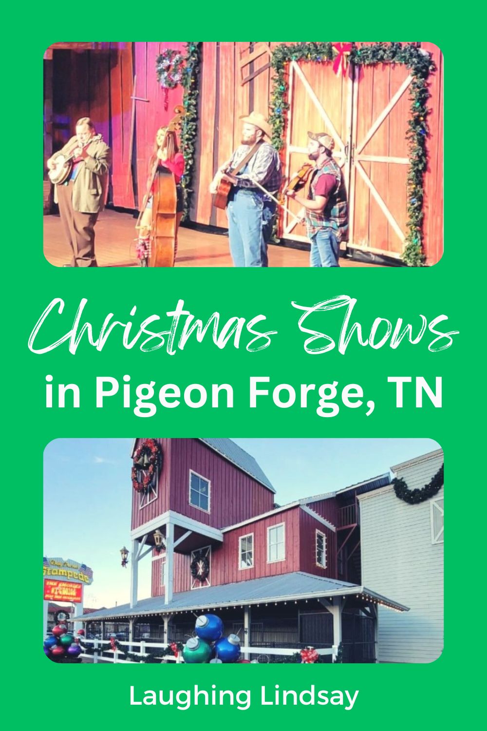 Christmas Shows in Pigeon TN Laughing Lindsay