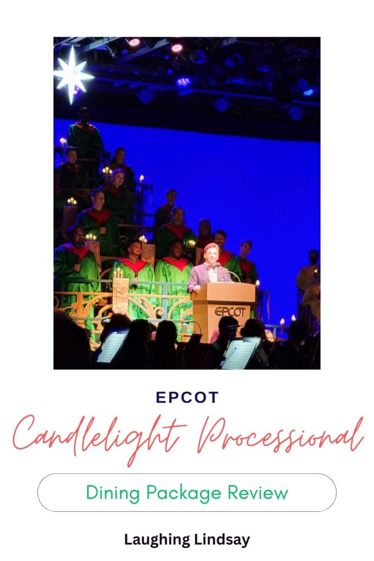 Candlelight Processional Dining Package at Epcot Review Laughing Lindsay