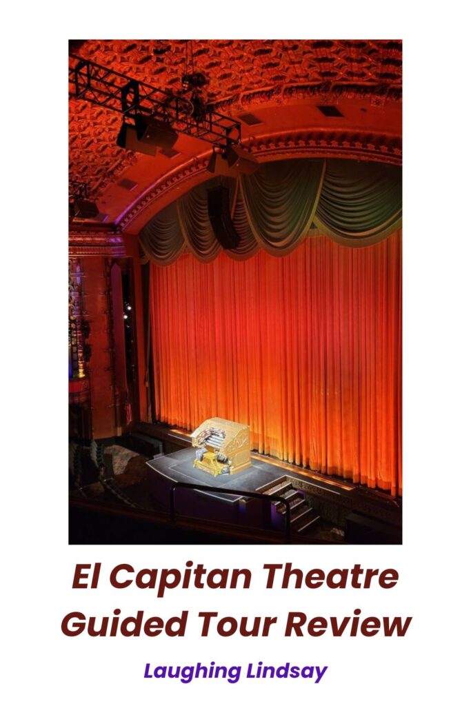 El Capitan Theatre Tour