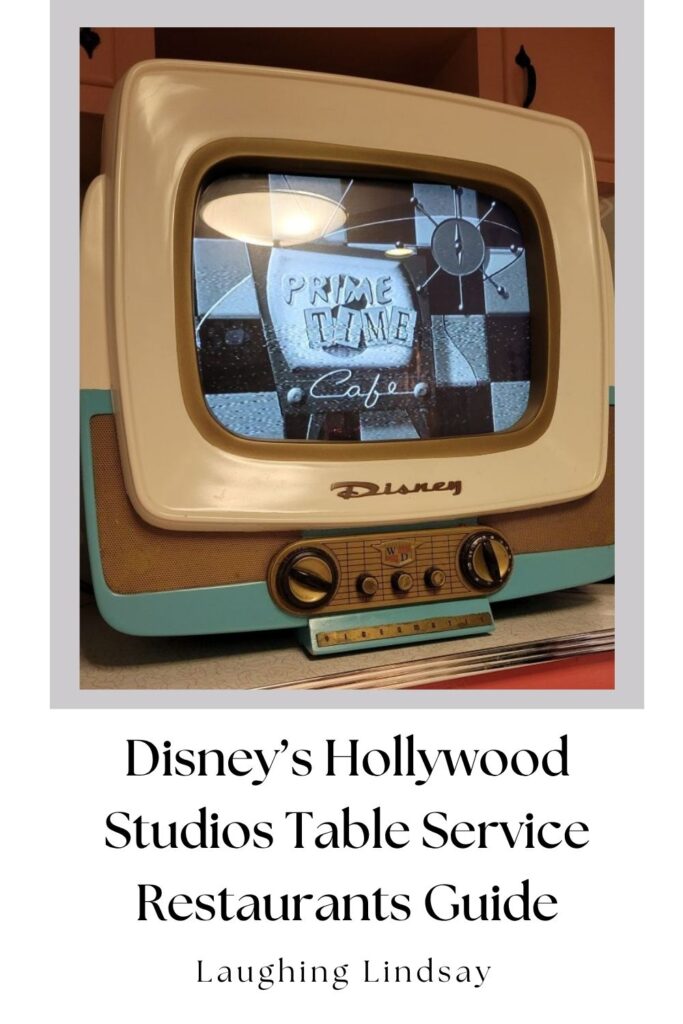 Hollywood Studios Table Service