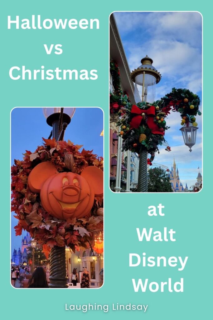 Disney World Halloween vs Christmas